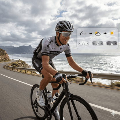 ☀️UV400 Photochromic Polarized Safety Glasses🥇Impact Resistant Outdoor Sports & Work Eyewear