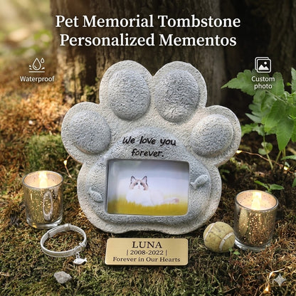 Pet Memorial Stone for Dogs and Cats – A Beautiful Tribute to Keep Their Memory Close Forever