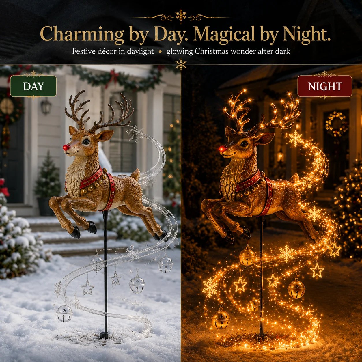 🎄✨"Christmas Magic Garden" Collection – Transform your garden into a winter wonderland with enchanting, flowing lights
