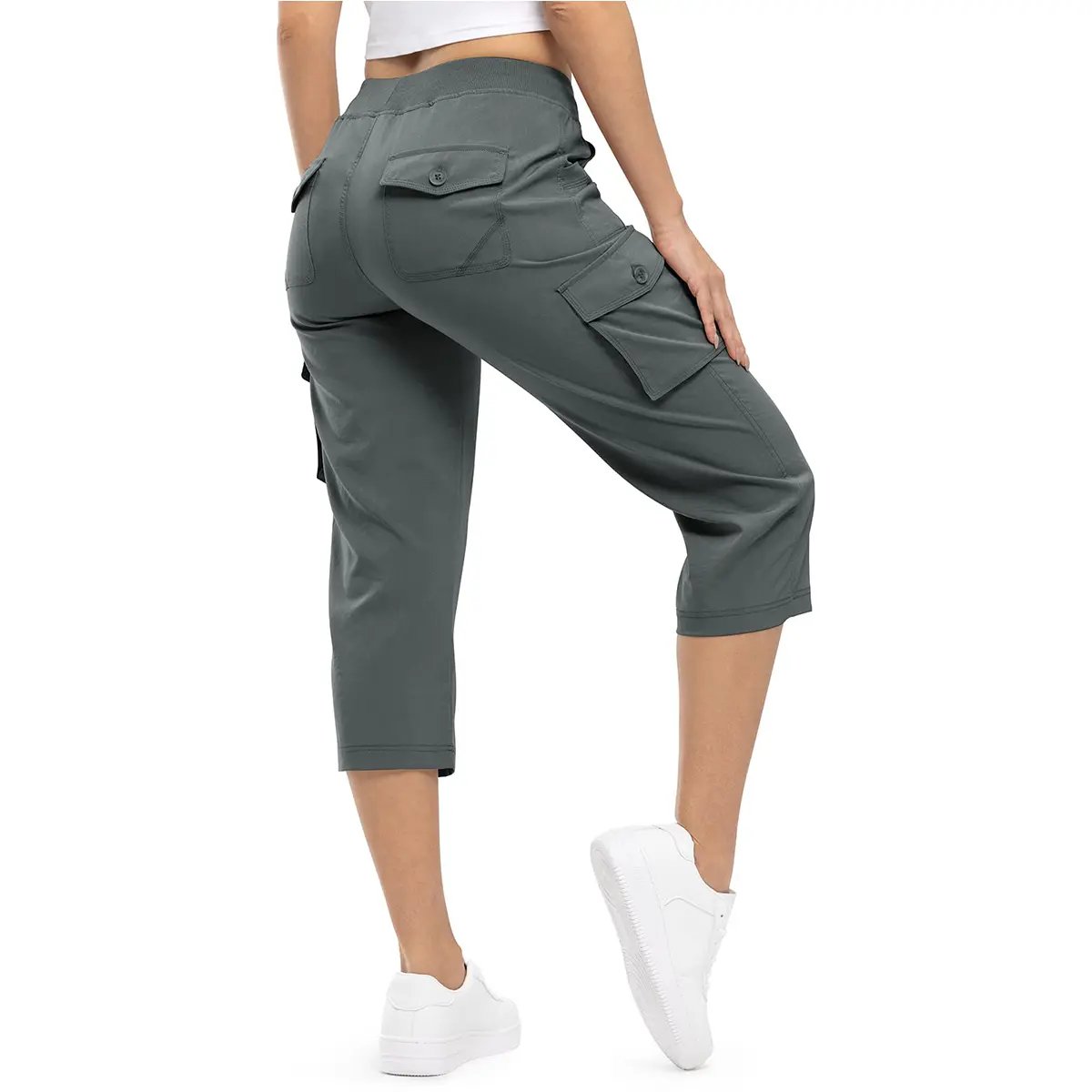 🔥Limited-time offer-Women's Lightweight Hiking Capris: Quick-Dry, 6 Pockets, Loose Fit