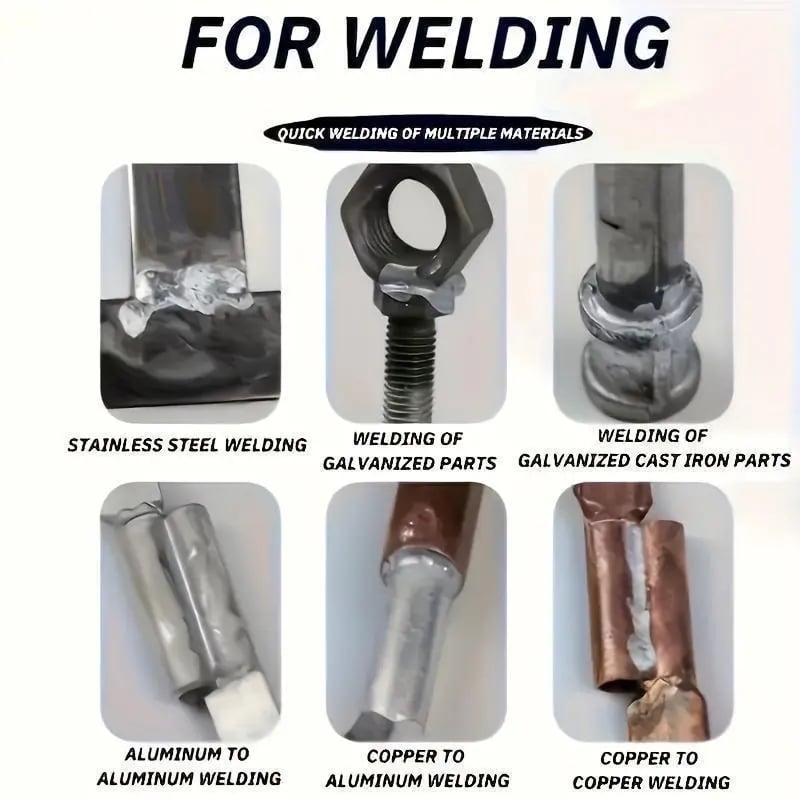 🔥 Low-Temperature Aluminum Welding Rods | Flux-Cored, Fast Melting for Metal Repair & Weld Filling