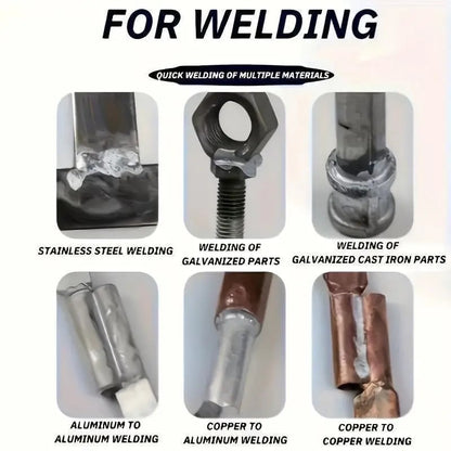 🔥 Low-Temperature Aluminum Welding Rods | Flux-Cored, Fast Melting for Metal Repair & Weld Filling