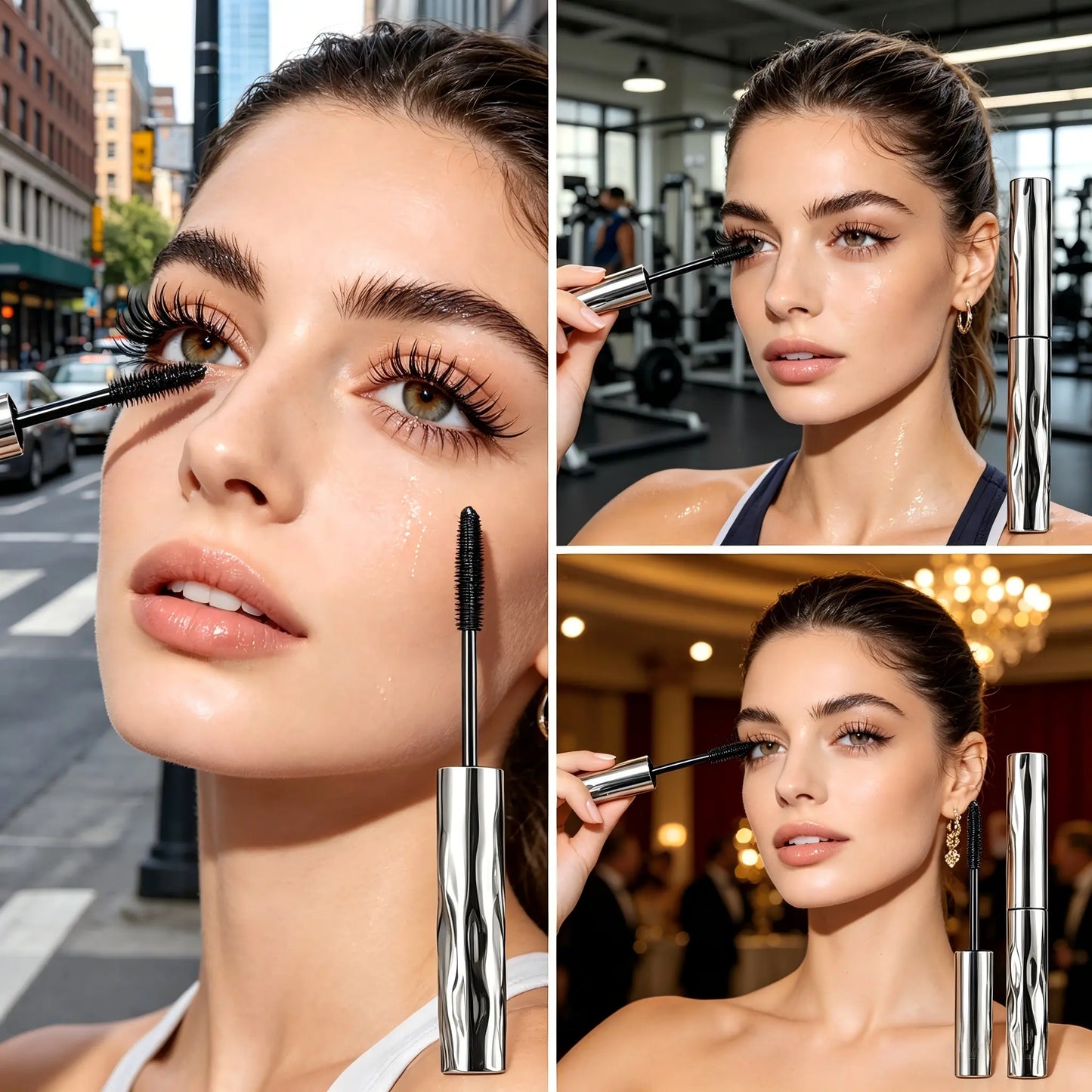 Steel Tube Spiral Mascara - Waterproof & Long-Lasting