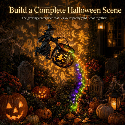 🎃 Halloween Witch Cauldron Garden Light(📦Buy 2 Free Shipping)