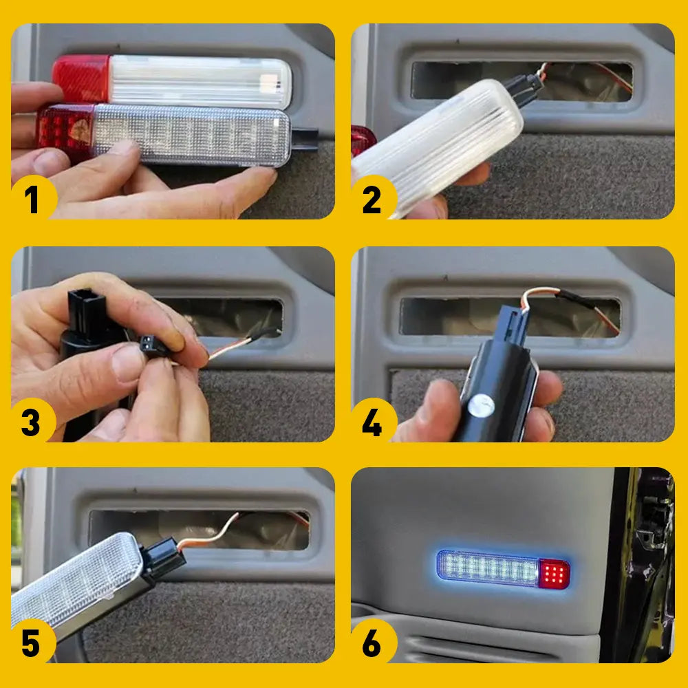 LED Door Panel Lights Courtesy Lamps Fit Chevrolet Silverado 1500 2500HD 3500HD Chevrolet & GMC Cadillac Hummer H2