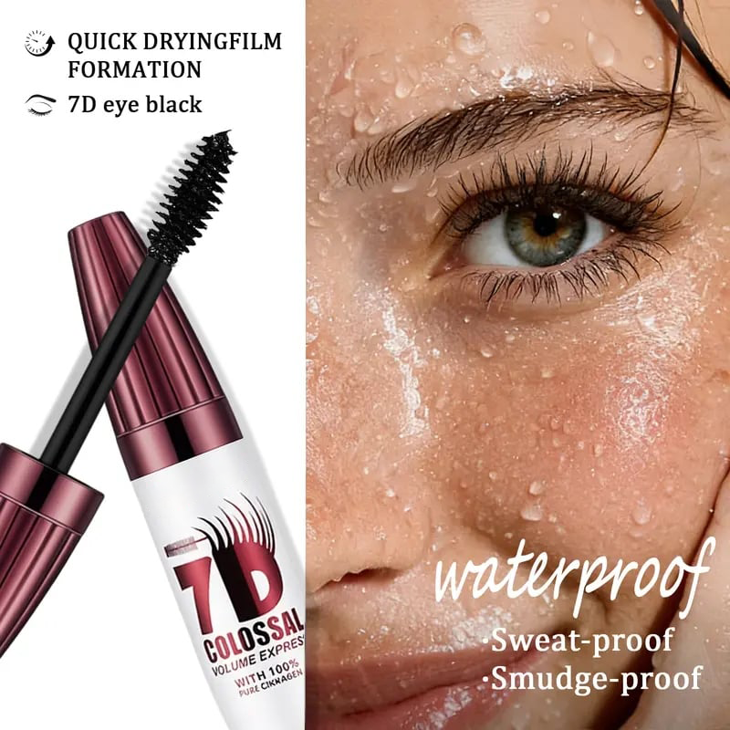💖7D Waterproof Mascara 👀 Long, Curled & Fuller Lashes All Day ✨