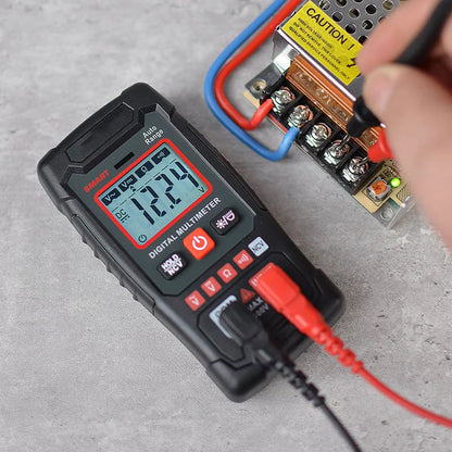 🔧⚡️🔧Smart Digital Multimeter with Anti-Burn Protection, 4000 Counts Auto-Ranging, Multi-Function Measuring Tool, Pocket Size for Electrician & Home Maintenance