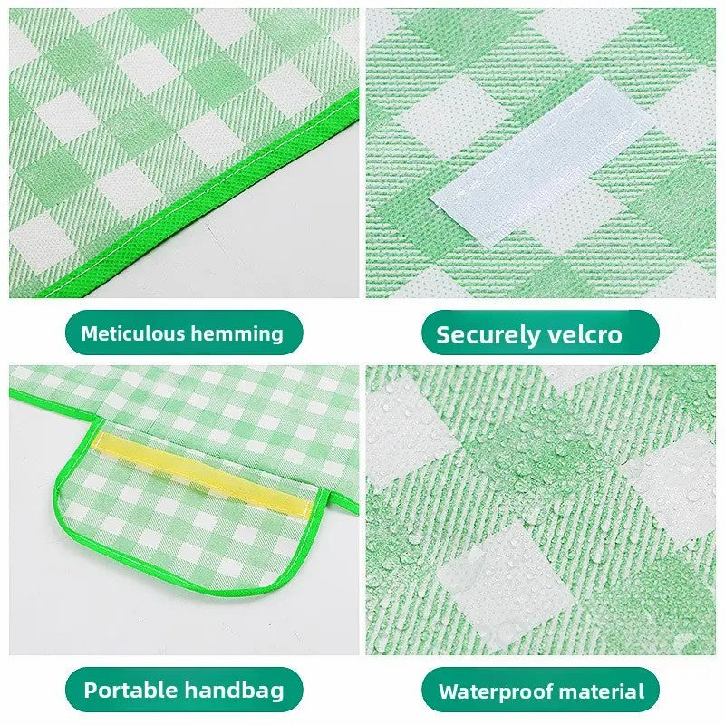 🏆 [BEST SELL] The Ultimate All-Terrain Picnic Mat：100% Waterproof • Sand-Proof • Effortlessly Foldable 🌿