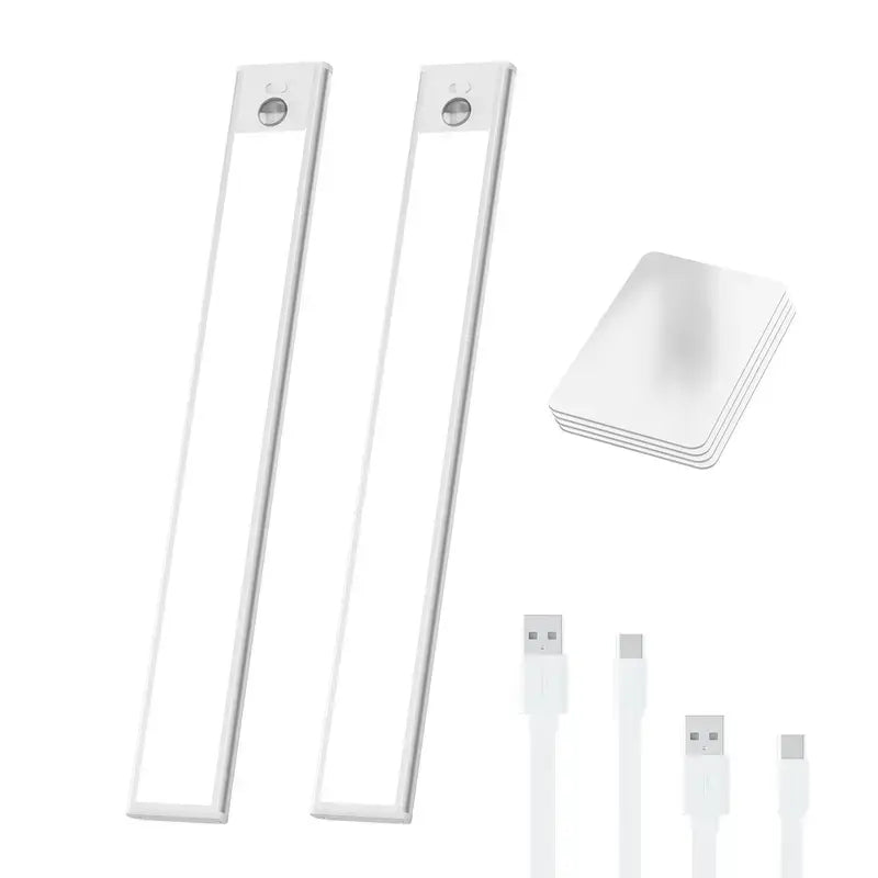 Rechargeable Under Cabinet Lights with Remote, Motion Sensor Closet Light, 3 Color Temps Dimmable Magnetic Night Light