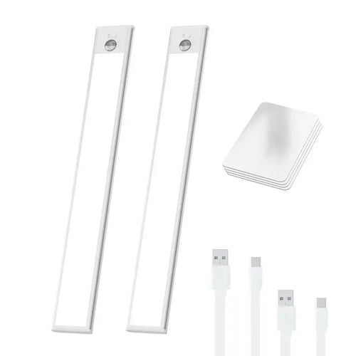Rechargeable Under Cabinet Lights with Remote, Motion Sensor Closet Light, 3 Color Temps Dimmable Magnetic Night Light