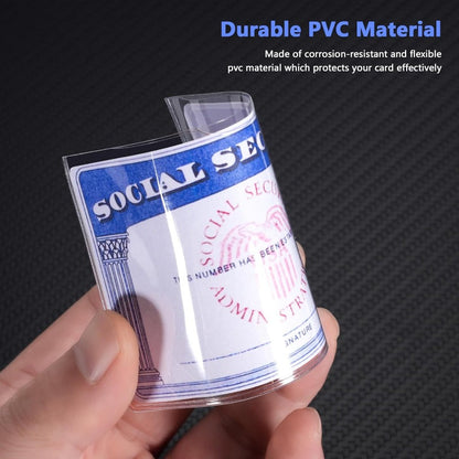 Clear PVC Card Sleeves: Under $1 each