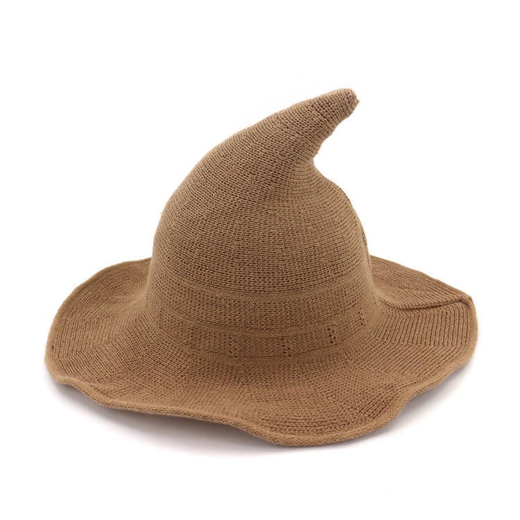 🧙 Knitted Wizard Hat  - ✨ Cozy Halloween Fantasy Costume Accessory(📦Buy 2 Free Shipping)