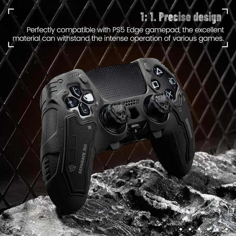 🎮 Tactical PS5 Edge Controller Skin Set