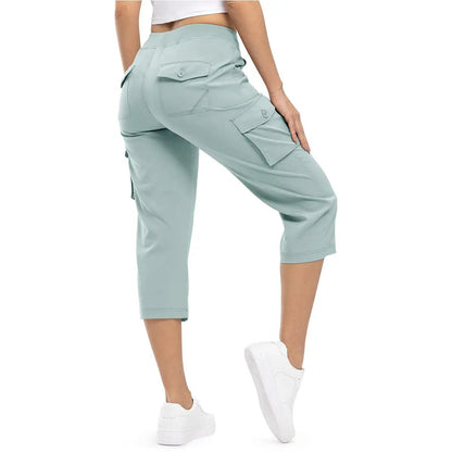 🔥Limited-time offer-Women's Lightweight Hiking Capris: Quick-Dry, 6 Pockets, Loose Fit