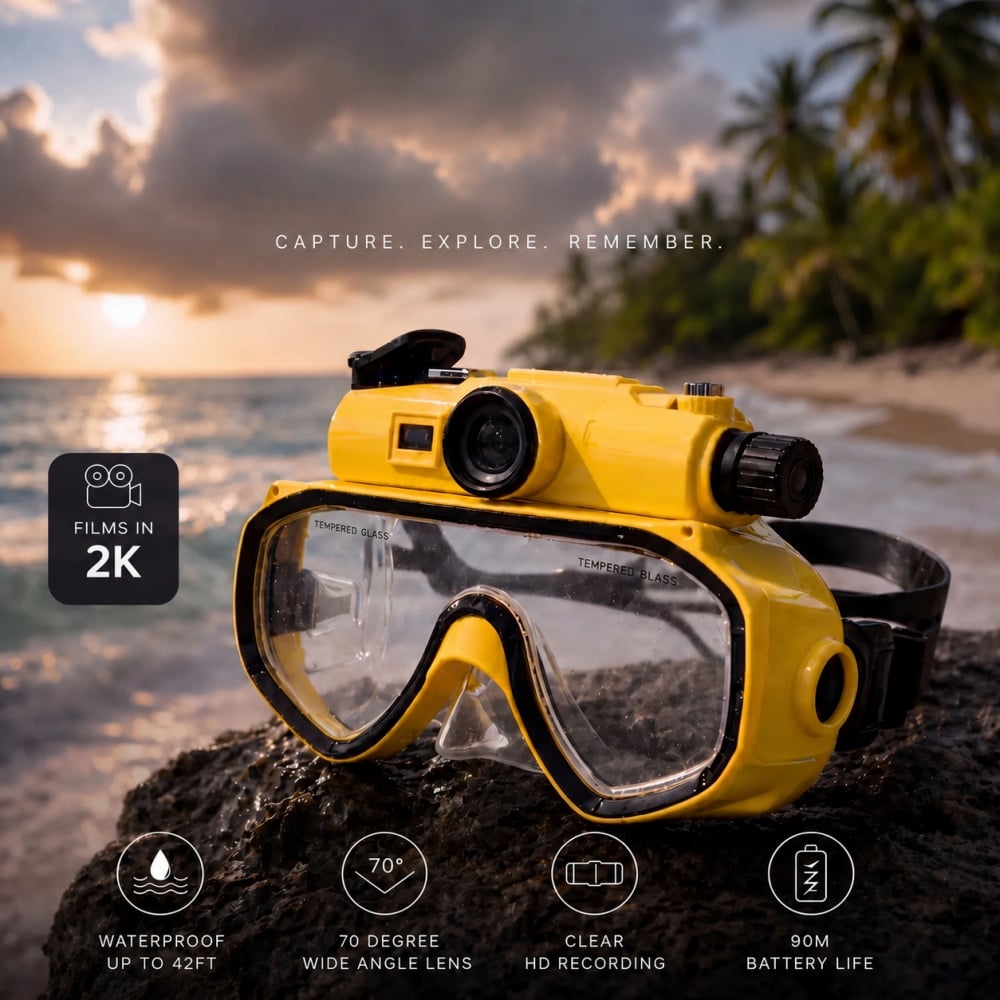 🤿2K Recording Goggles-HD Underwater Photography Glasses