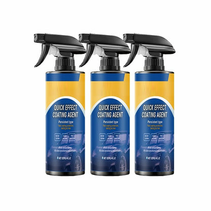 Advanced Silica Car Coating Spray - Safe for All Paints & Ceramic Coatings, Hydrophobic & Streak-Free