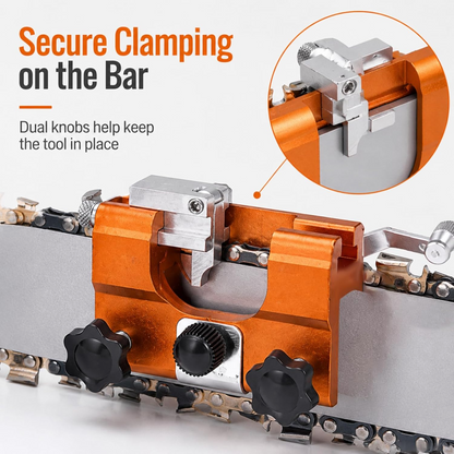 🪚 Portable Chainsaw Sharpener – Manual Precision Chain Tool