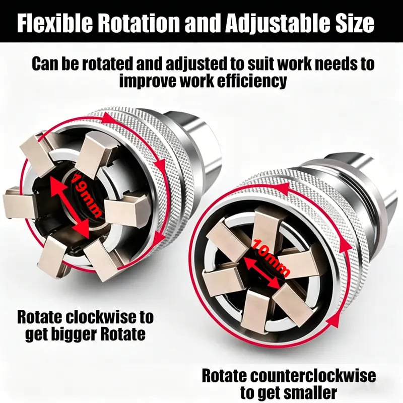 🔥Last Day Promotion 49% OFF🔥 - Adjustable Magic Sleeve + 3/8 Ring Connector
