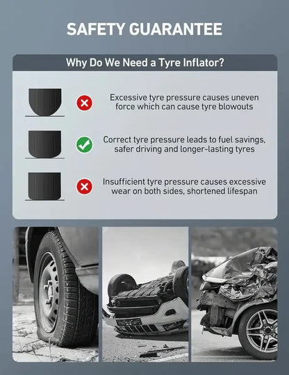 🔥🔥Last Day 50% OFF - 🏎️ Digital Tire Inflator with Pressure Gauge