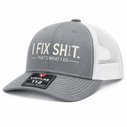 🛠️ I Fix Shit Trucker Hat – Funny Mechanic & Fixer Cap