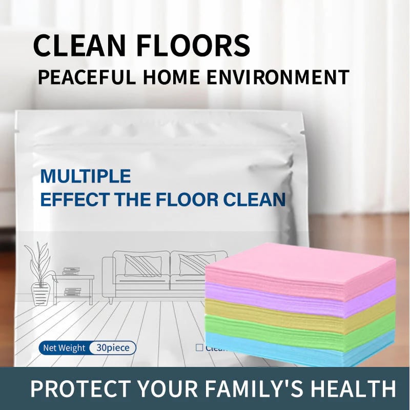 🔥49% OFF-💦30-Pieces Multi-Effect Floor Cleaning Sheets