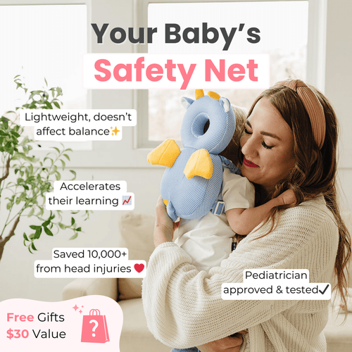 💥Limited Time Deal 50% OFF — Soft Baby Protection Backpack Prevents Head Bumps While Learning To Walk