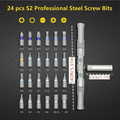 ⚡ HOT SALE🔩 24-in-1 Precision Screwdriver Kit