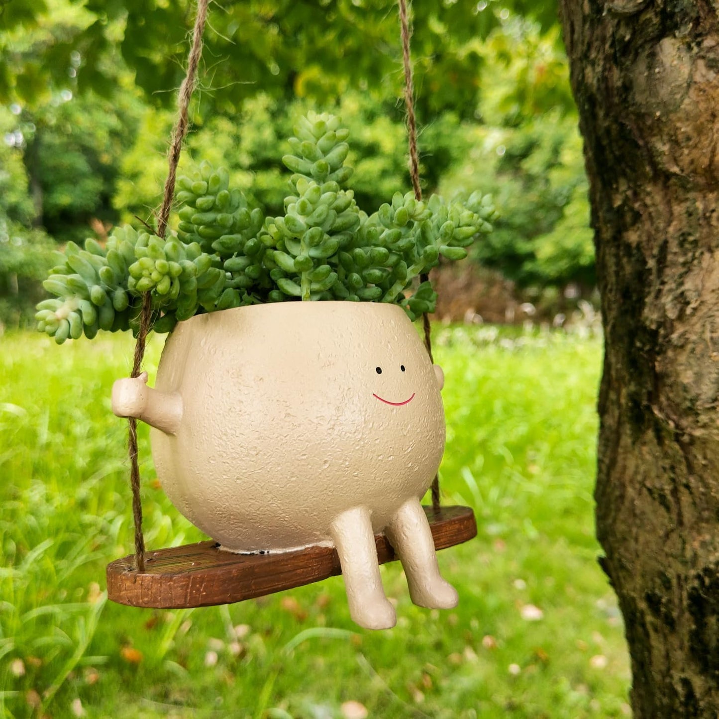 🏡Hot Selling Today – Swing Face Planter | Transform Empty Corners Into Eye-Catching Decor