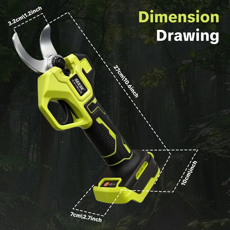 ✂️🌳Cordless Electric Pruning Shears – 21V Battery Powered Garden Cutter