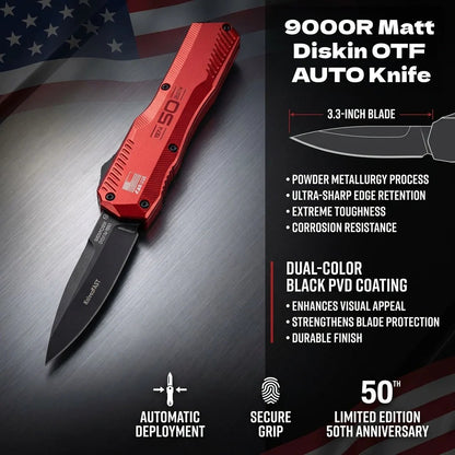 🔥Limited Time Discount 💥 - 🔪9000R OTF AUTO Knife (🎉50th Anniversary Edition🎉)