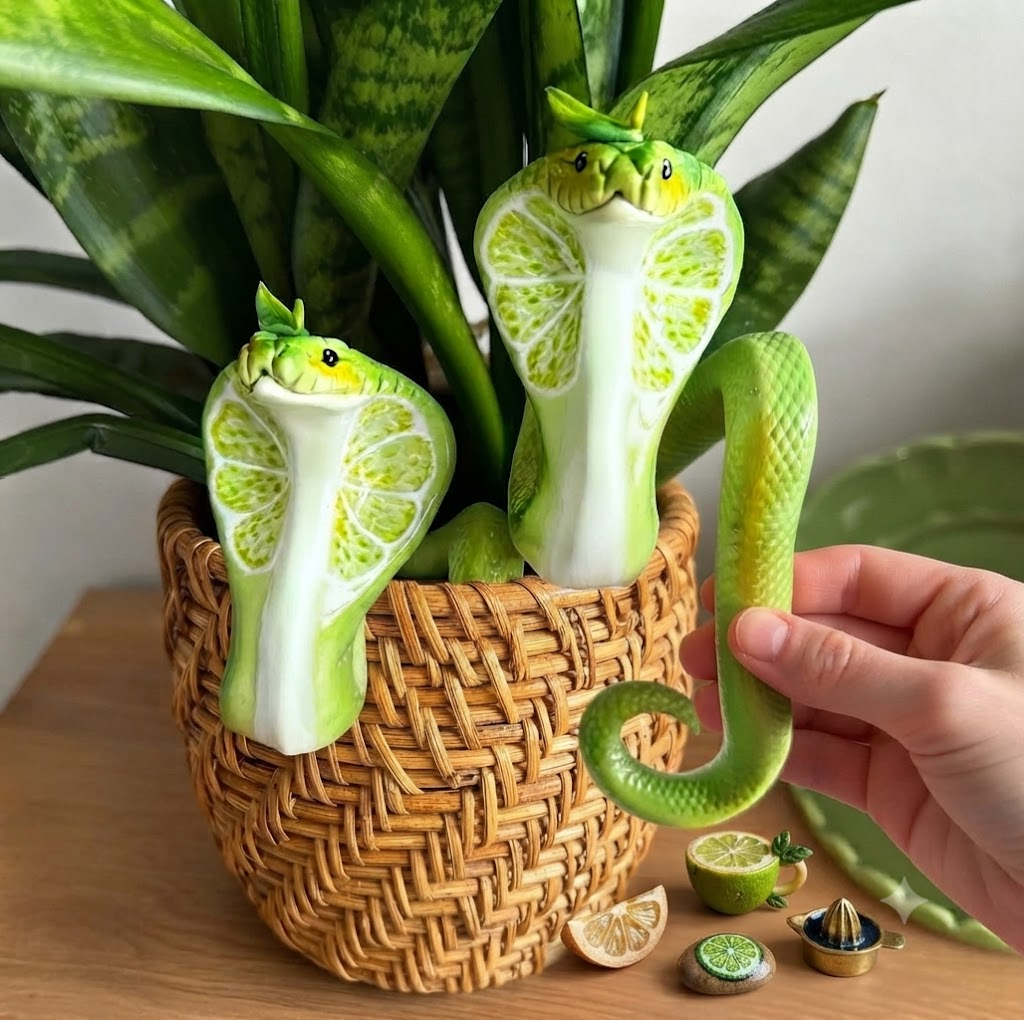 NEW FOR 2026  Cobra Plant Pot Decor🐍🌿