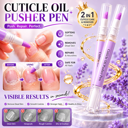 🔥Buy 1 Get 1 Free🖊️Cuticle Oil Nail Pusher Pen