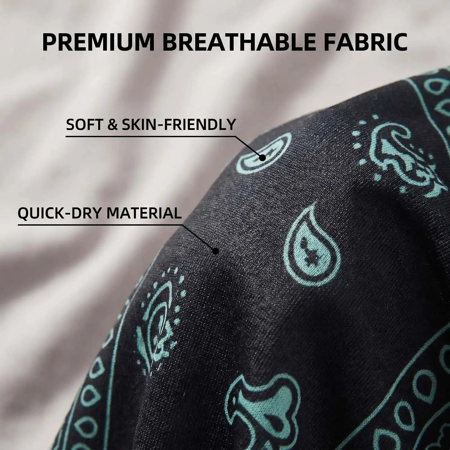 Sweat-Blocking Performance Bandana Cap - Stop Stinging Sweat & Keep Vision Clear