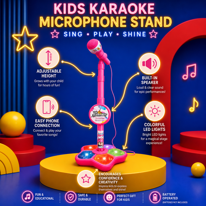 ToyVault™ Kids Karaoke Microphone