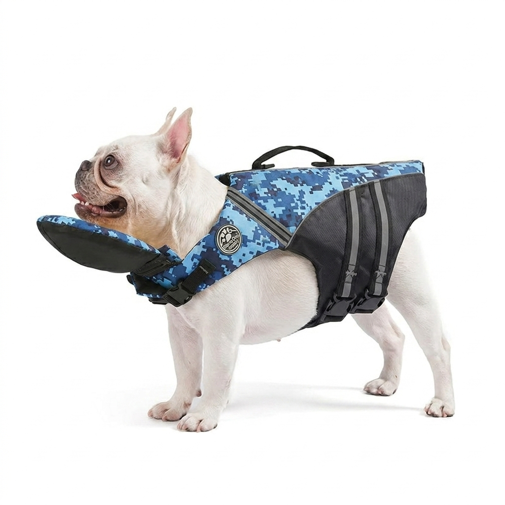 🐶Dog Life Jacket with Chin Support | Adjustable High-Visibility Dog Swim Vest