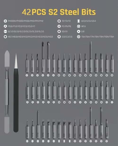 ✨ 44-in-1 Precision Screwdriver Set - For Effortless, High-Precision Repairs!
