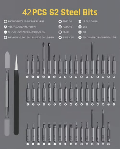 ✨ 44-in-1 Precision Screwdriver Set - For Effortless, High-Precision Repairs!