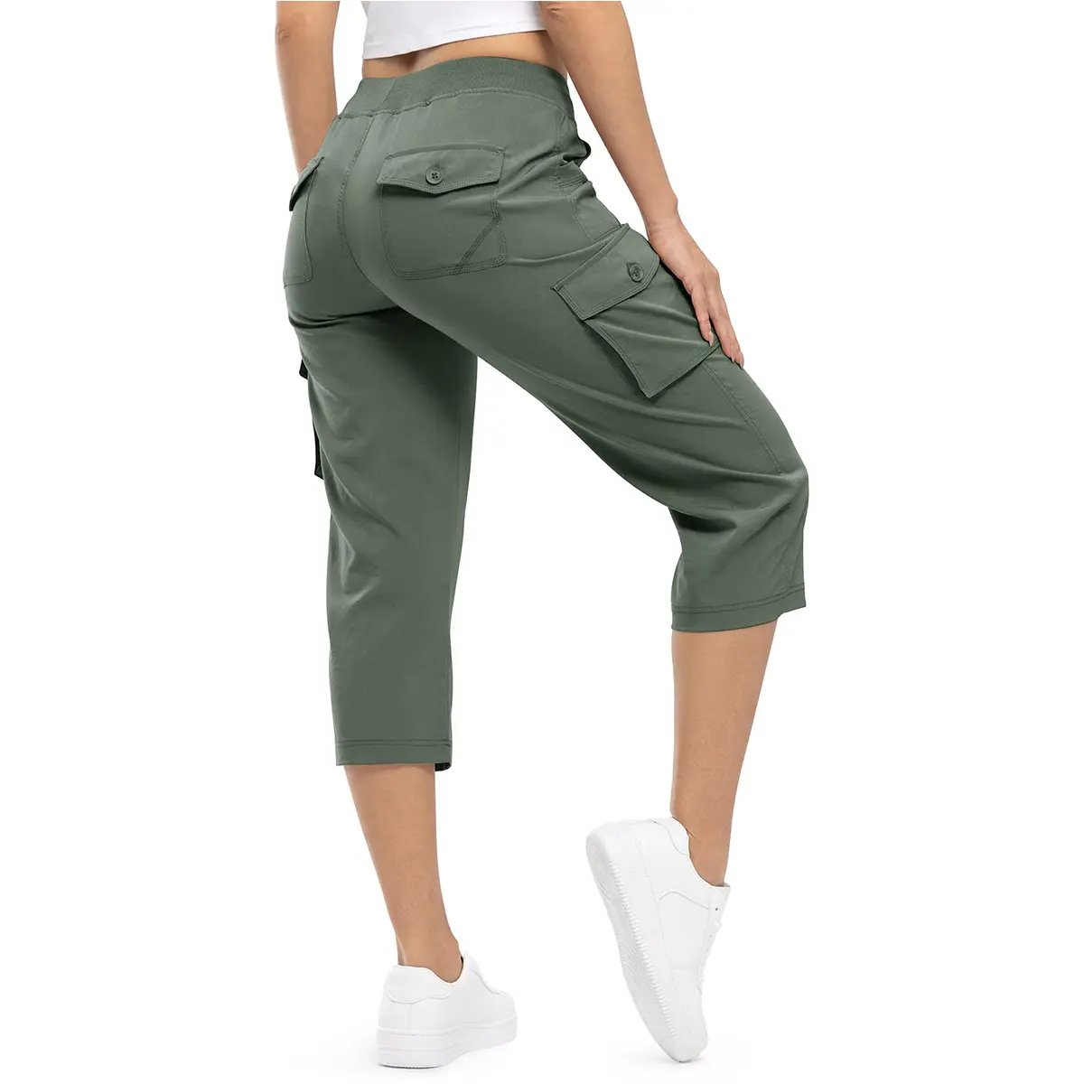 🔥Limited-time offer-Women's Lightweight Hiking Capris: Quick-Dry, 6 Pockets, Loose Fit
