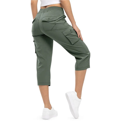 🔥Limited-time offer-Women's Lightweight Hiking Capris: Quick-Dry, 6 Pockets, Loose Fit