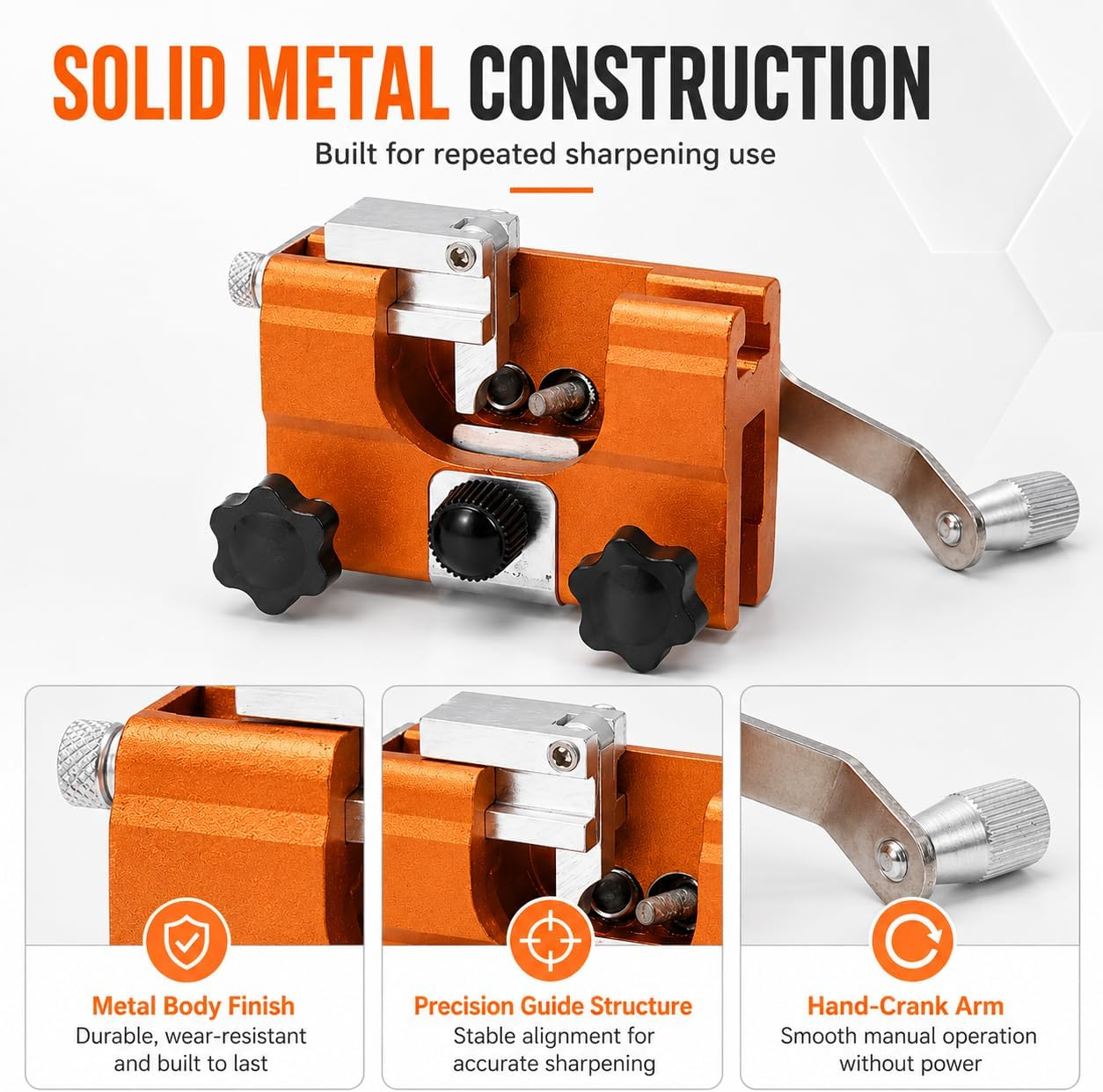 🪚 Portable Chainsaw Sharpener – Manual Precision Chain Tool