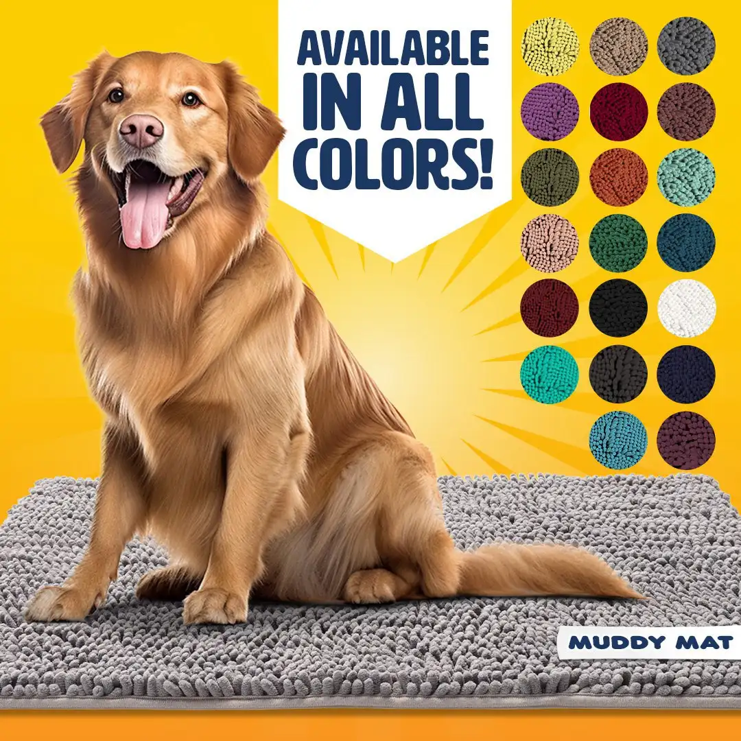 Muddy Mat Original Anti-Mud Mat - Ultra Absorbent & Non-Slip