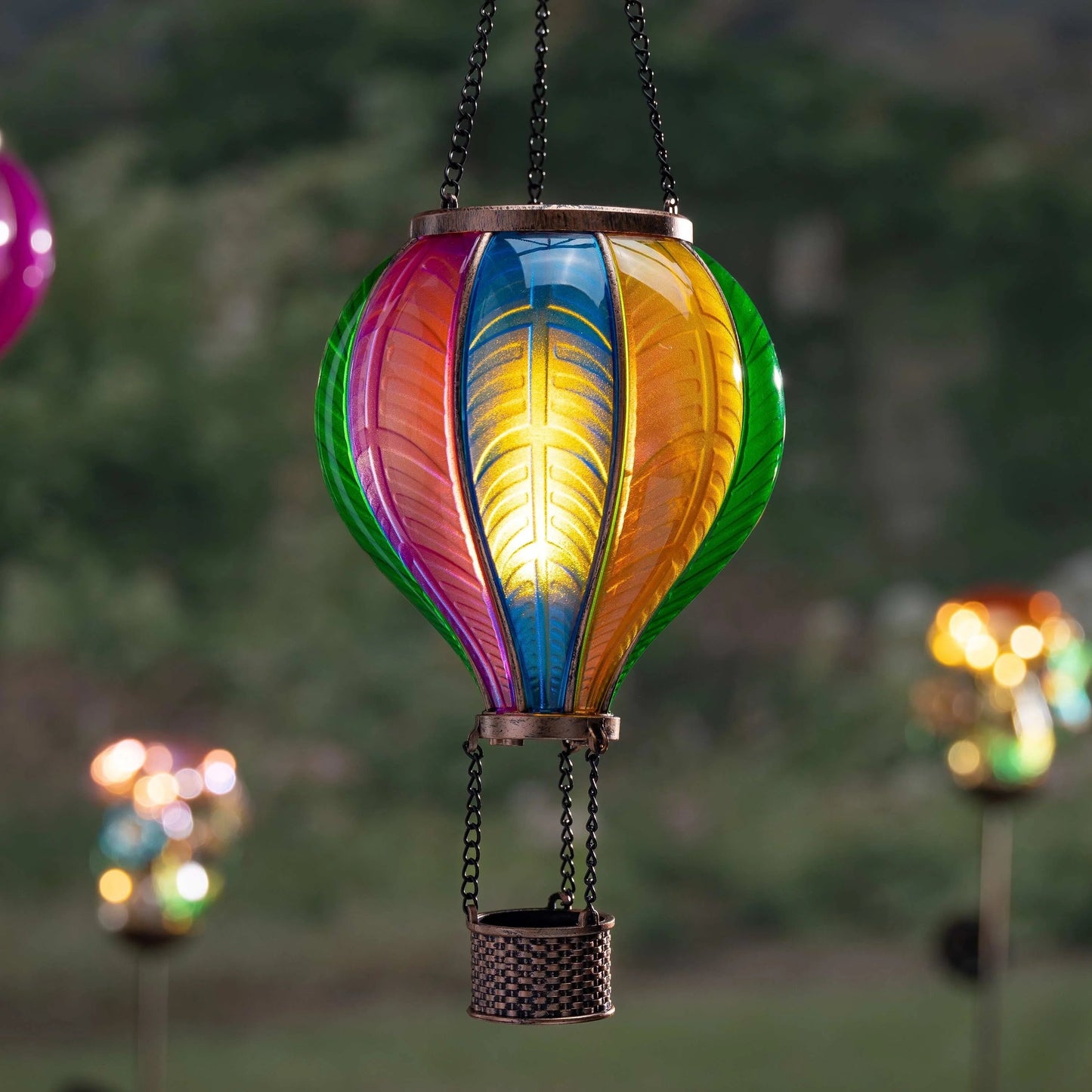 🔥Solar Hanging Rainbow Balloon Lantern🎈