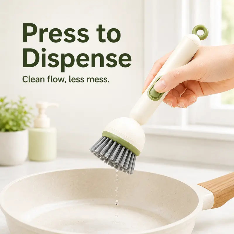50% OFF Sale: Stop Scrubbing Dead Zones! The 360° Rotating Smart Brush That Cleans Every Corner 🍳✨