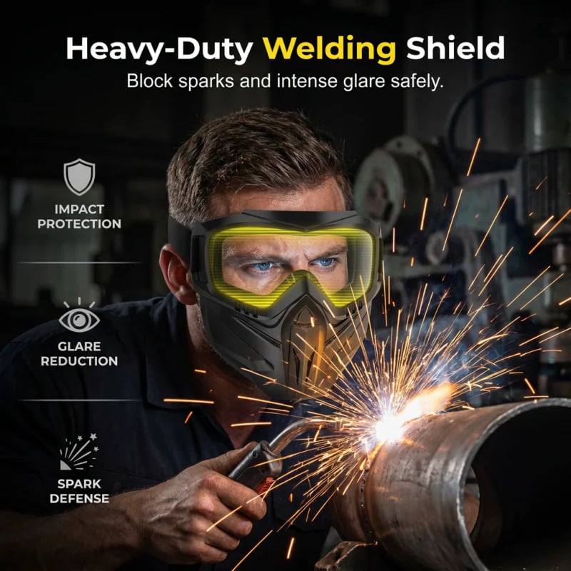 Detachable Full Face Goggle Mask🛡️