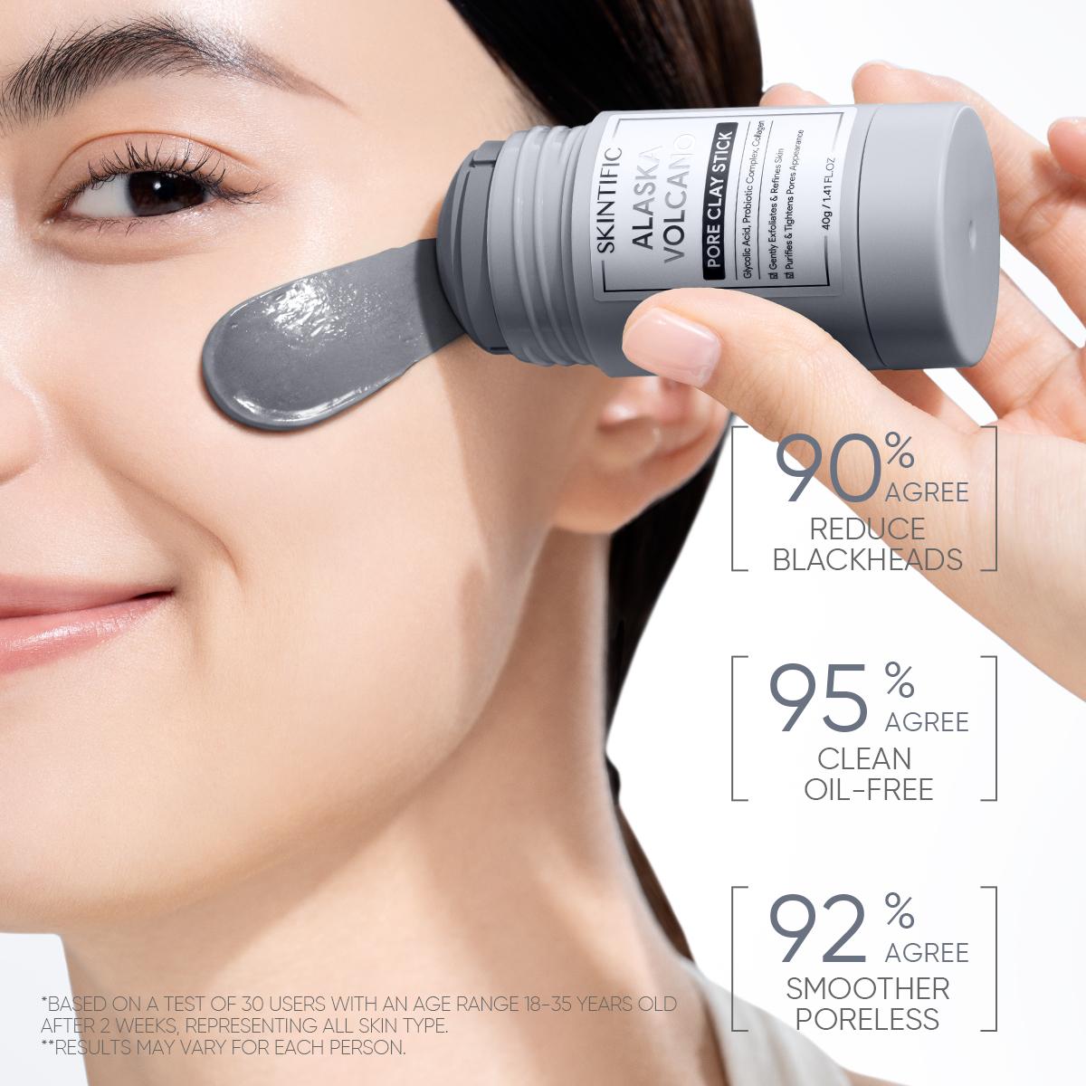 Skintific Alaska Volcano Blackhead & Pore Deep Cleansing Clay Mask Stick