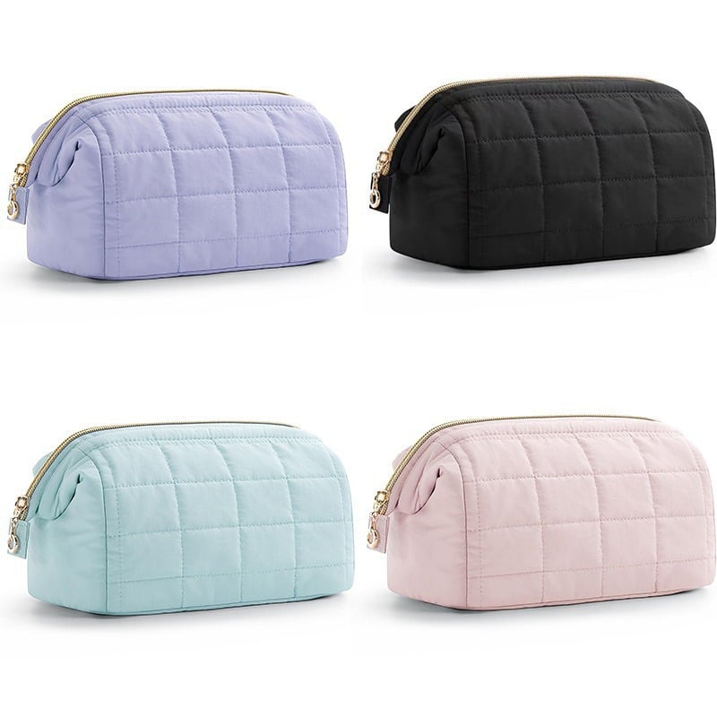 Puffy Padded Travel Cosmetic Organizer for Women