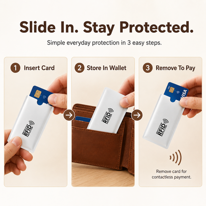 RFID Blocking Sleeves for Credit Cards