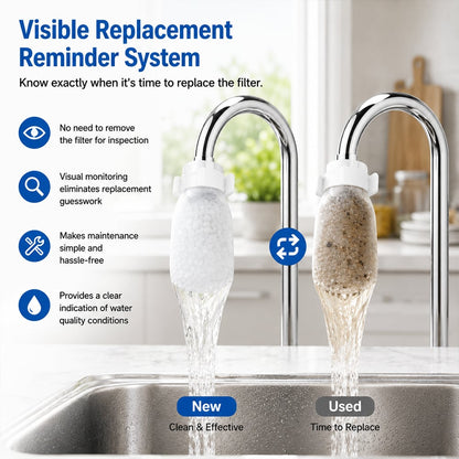 💧Universal Faucet Filter Cotton Bags | 100 PCS Splash-Proof Set