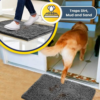 Muddy Mat Original Anti-Mud Mat - Ultra Absorbent & Non-Slip
