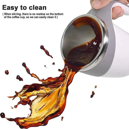 🎁 Best Gift Pick — Self-Stirring Mug✨ Your Perfect Drink, Perfectly Mixed ☕